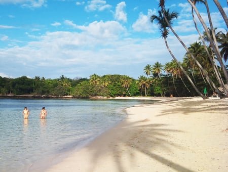 Snorkeling at La Playita Beach in Las Galeras Samana.