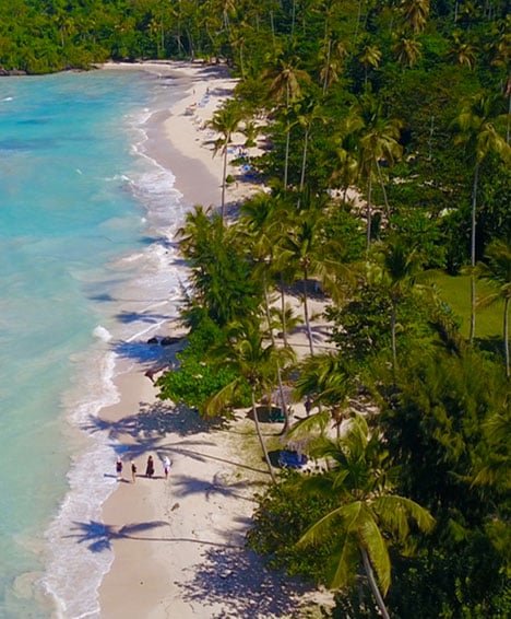 La Playita Beach Tour in Samana Dominican Republic.